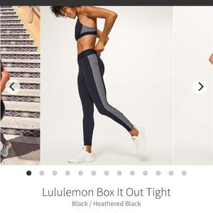 Lululemon box it out leggings